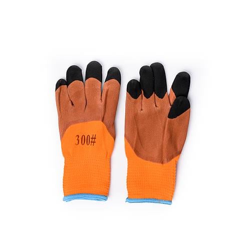 Перчатки рабочие 300 утепленные пена р. 10 Коричнево-черный (000001241)