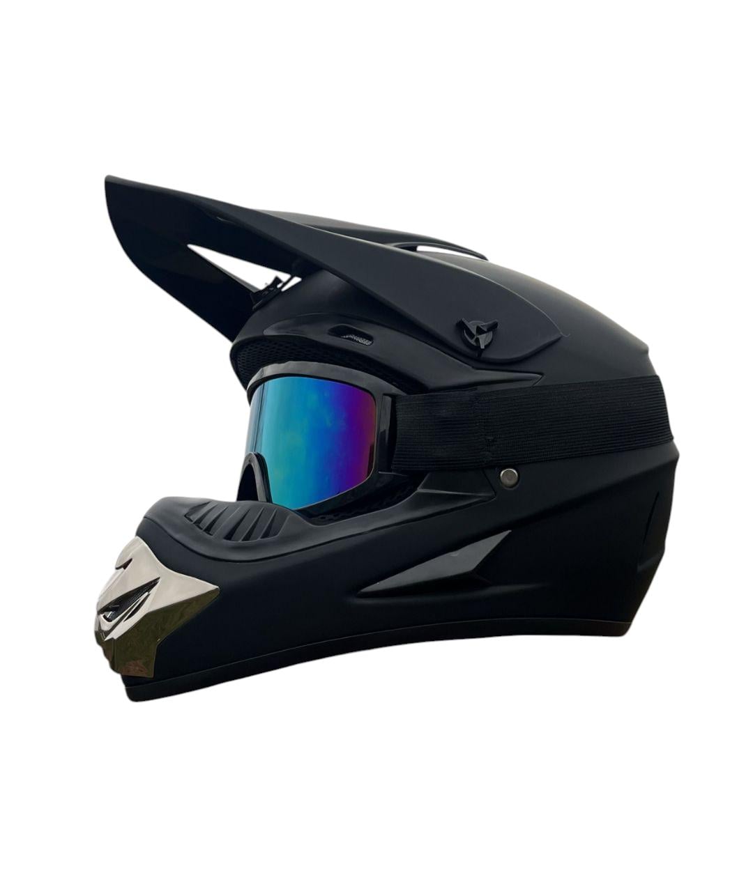 Мотошлем кроссовый эндуро и очки/перчатки/балаклава М Черный (29878510) Мотошлем кроссовый эндуро и очки/перчатки/балаклава М Черный (29878510)