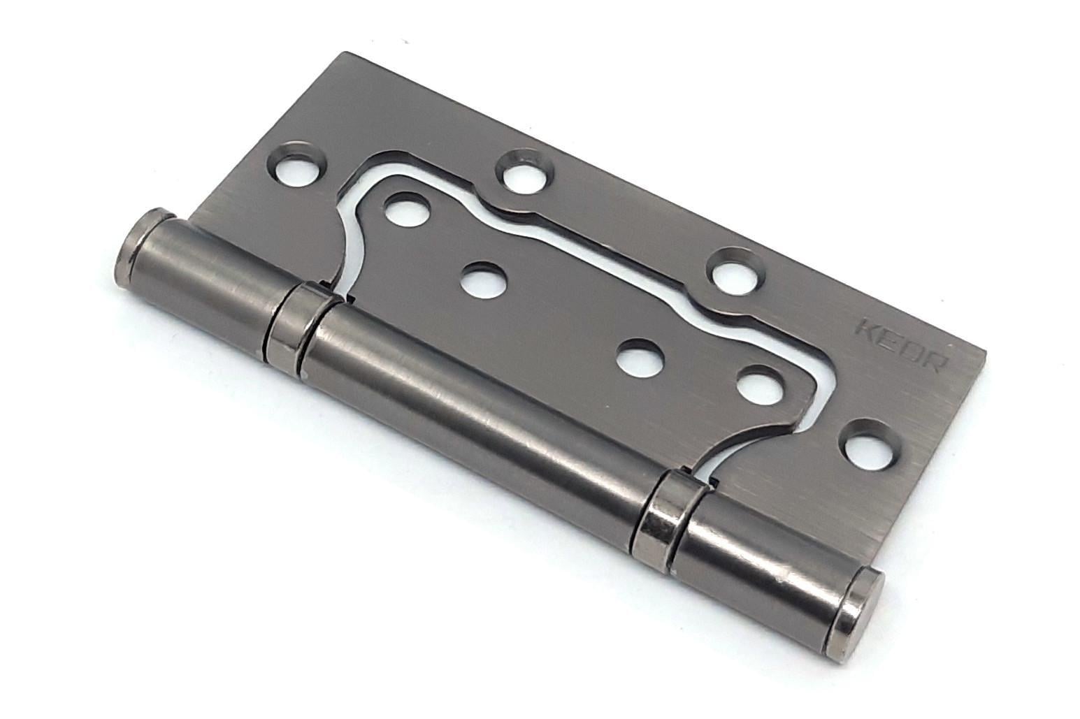 Завіса Kedr Flush метелик 100х75х2,5 см вузька стальна Графітовий