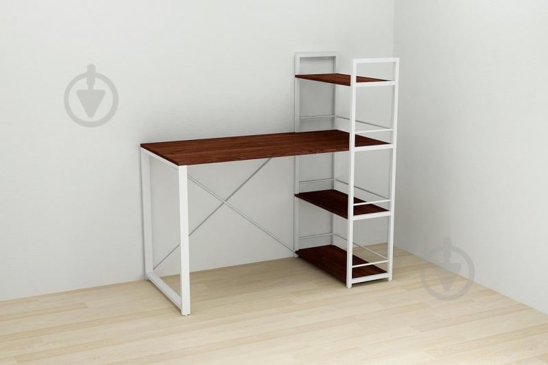 Письменный стол Ferrum-decor Конект c этажеркой 75x120x60 см Венге (XK00192)