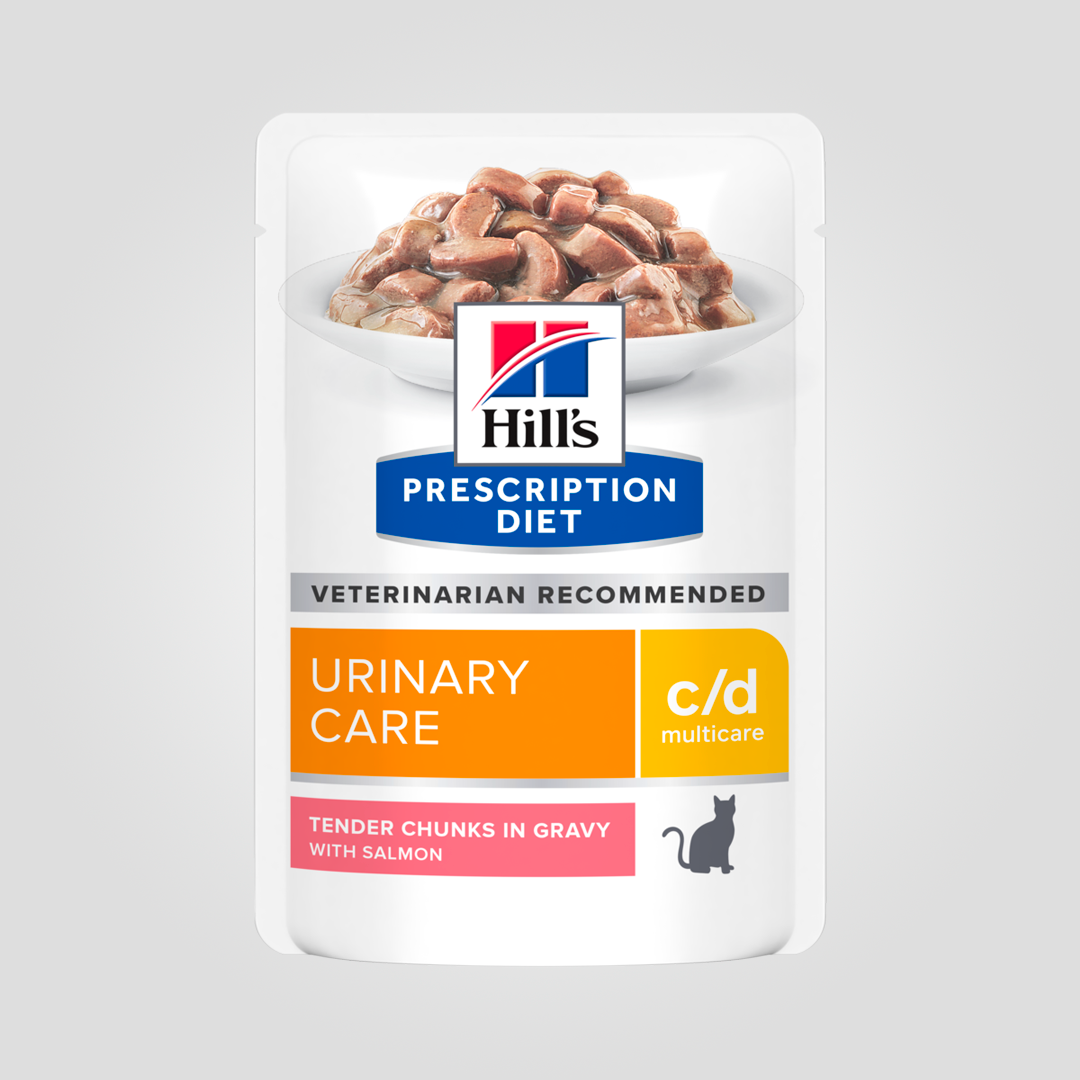 Корм влажный Hill's Prescription Diet c/d для кошек уход за мочевыводящей системой с лососем 85 г (2222303690)