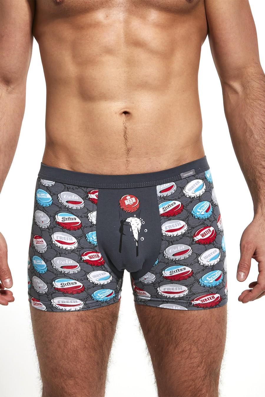 Труси боксери Cornette р. 54/2XL Сіро-червоний (76981) Труси боксери Cornette р. 54/2XL Сіро-червоний (76981)