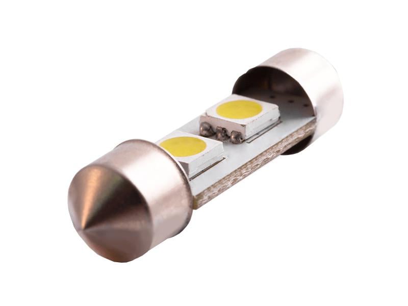 Автолампа светодиодная C5W SV8,5 12 В 36 мм SMD5050-2led Белый (69)
