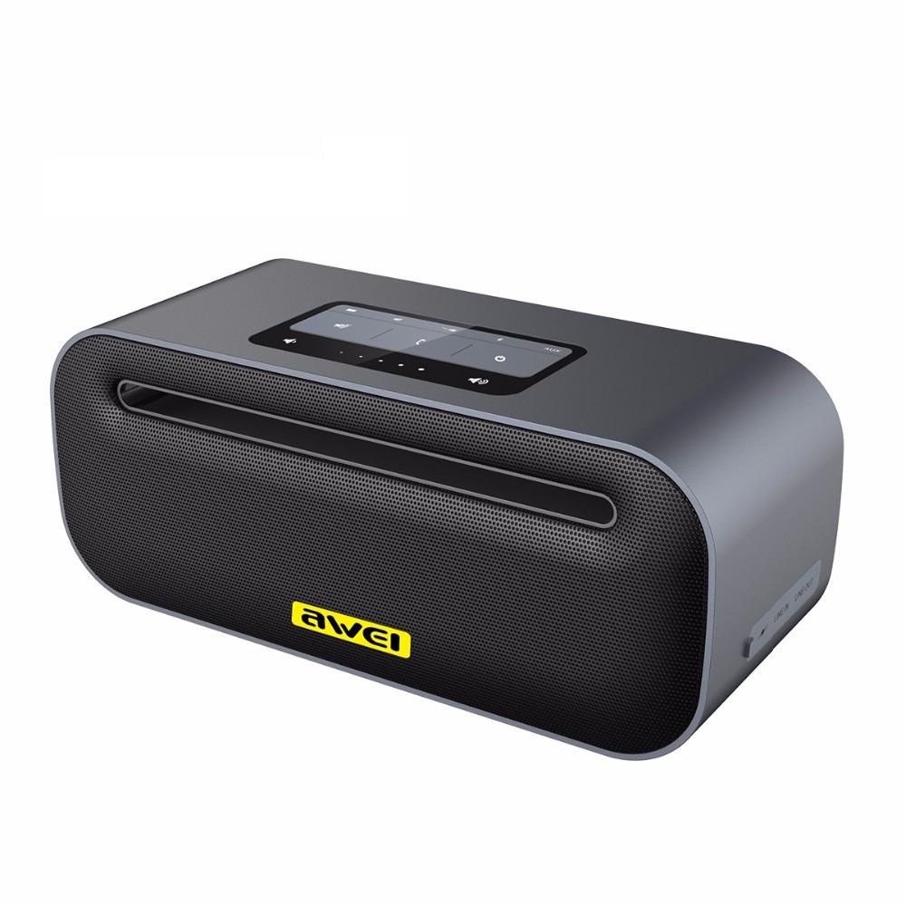 Портативна Bluetooth колонка AWEI Y600 MP3 AUX microSD 2600mAh Чорний (SUN6637)