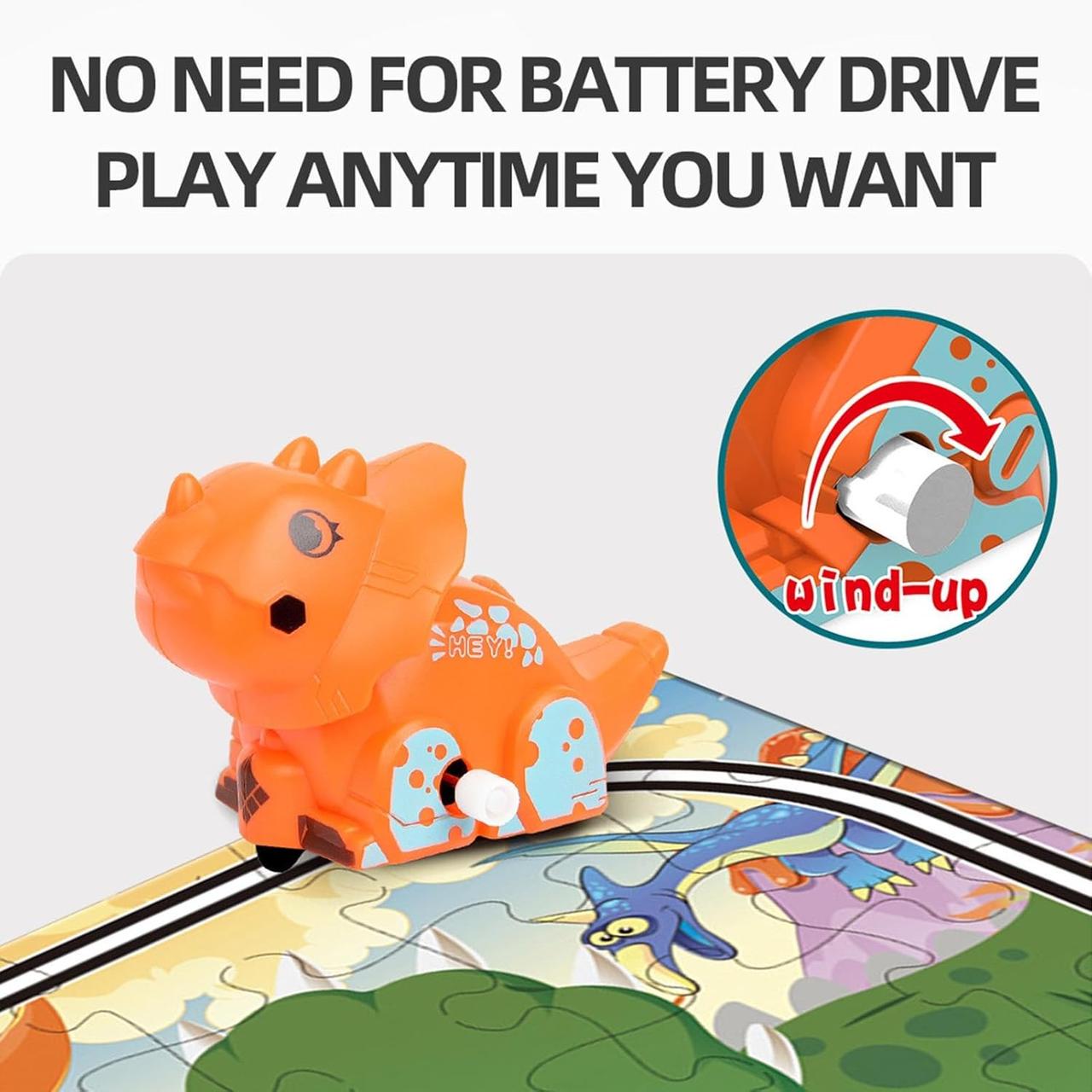 Пазли Dino Puzzle Tracks Combo 2в1 Трицератопс та Тиранозавр (2462835807) - фото 6 Пазли Dino Puzzle Tracks Combo 2в1 Трицератопс та Тиранозавр (2462835807) - фото 6