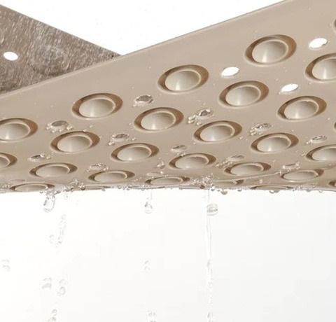 Килимок протиковзкий масажний водонепроникний для ванни/душа/басейну/сауни Бежевий - фото 4