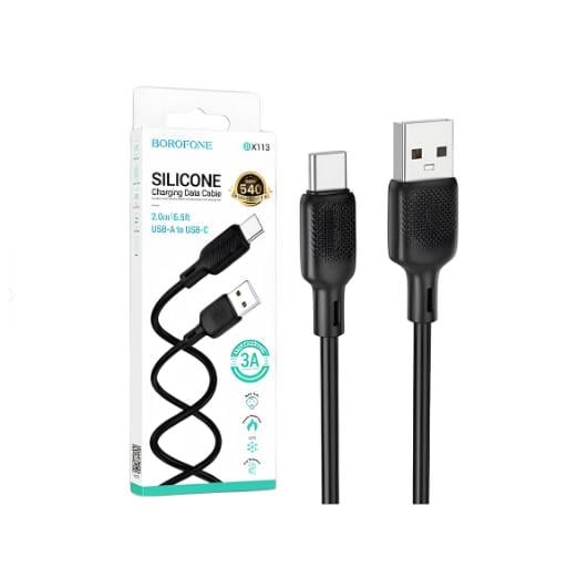 Кабель-USB Borofone BX113 Silicone Type-C 2 м (23915518)