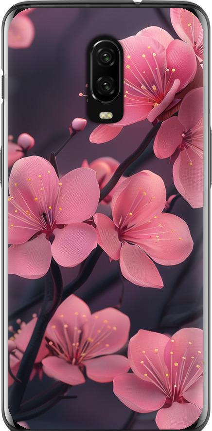 Чехол на OnePlus 6T Пурпурная сакура (6075u-1587-42517)