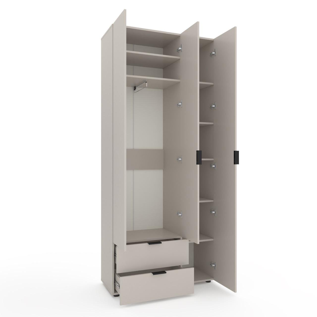 Шафа Metkas Home A013L ЛДСП 1000x420x2300 мм Кашемір