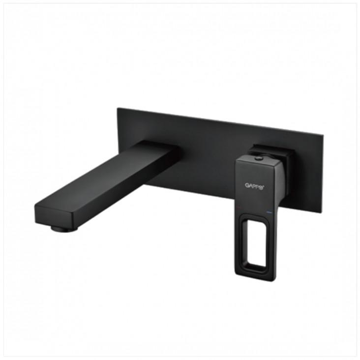 Змішувач для умивальника Gappo G1017-16 Чорний (1041631)