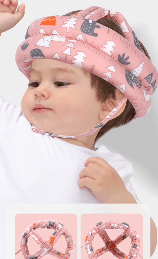 Шолом захисний для голови малюка від падінь Рожевий (143720) - фото 6 Шолом захисний для голови малюка від падінь Рожевий (143720) - фото 6