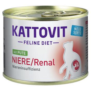 Корм диетический Kattovit Niere/Renal Pute для кошек с индейкой 185 г (30329218) Корм диетический Kattovit Niere/Renal Pute для кошек с индейкой 185 г (30329218)