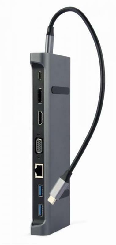 Концентратор Cablexpert USB-C 9в1 USB-HUB/HDMI/VGA/PD/CR/LAN/3,5 мм (A-CM-COMBO9-02) Концентратор Cablexpert USB-C 9в1 USB-HUB/HDMI/VGA/PD/CR/LAN/3,5 мм (A-CM-COMBO9-02)