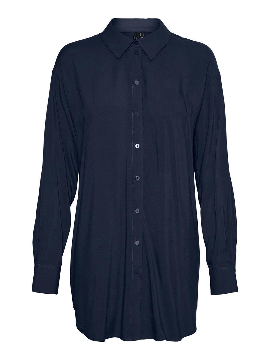 Рубашка женская Vero Moda 10260101 S Синий - фото 5 Рубашка женская Vero Moda 10260101 S Синий - фото 5