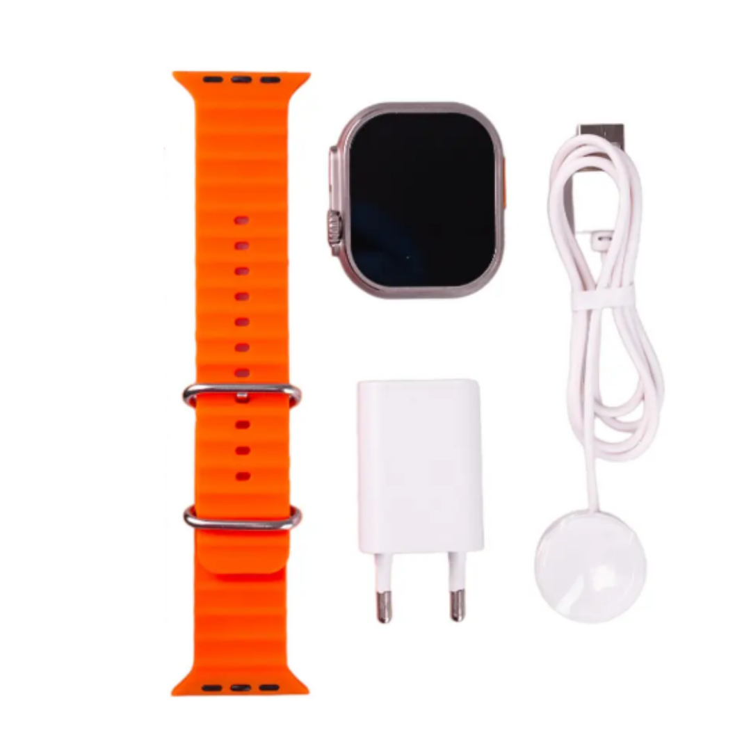 Смарт-часы наручные сенсорные SmartX8 Ultra спортивные с шагомером и GPS Оранжевый (SWS8UO) - фото 15