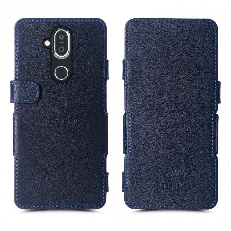 Чехол книжка Stenk Prime для Nokia 8.1 Синий (63579)