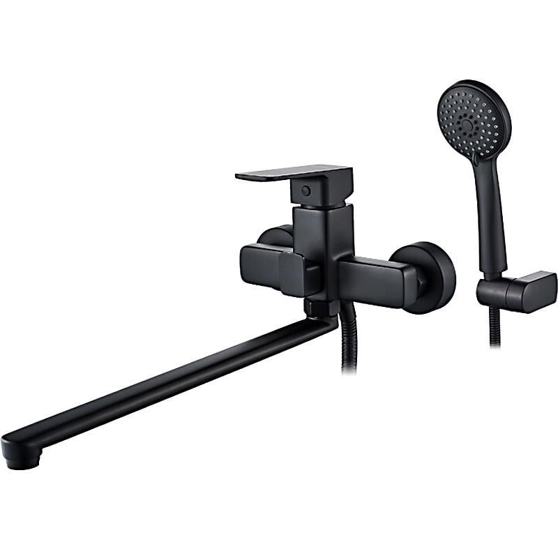 Смеситель для ванны Lamber 42808В Черный матовый (42808В)