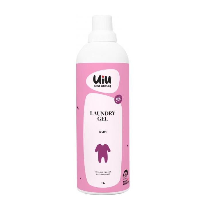 Гель для прання для дитячих речей UIU DeLaMark без аромату 1 л (4820152332974)