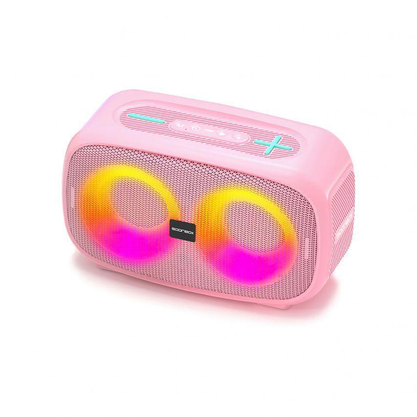 Колонка портативна Soonbox 20 W/2х10 W Pink (S575)