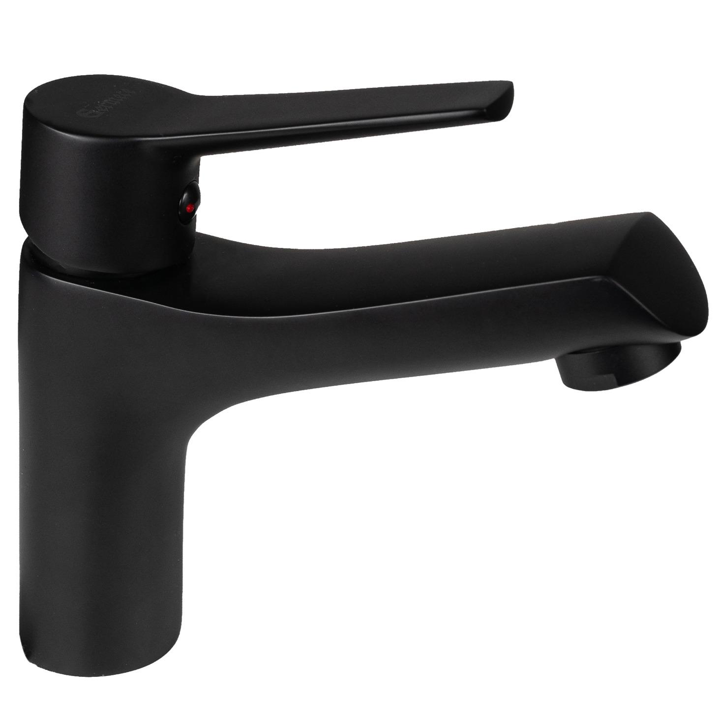 Змішувач для умивальника PLATINUM Germece 1069В PLS-A27479 одноважільний Чорний (151363)