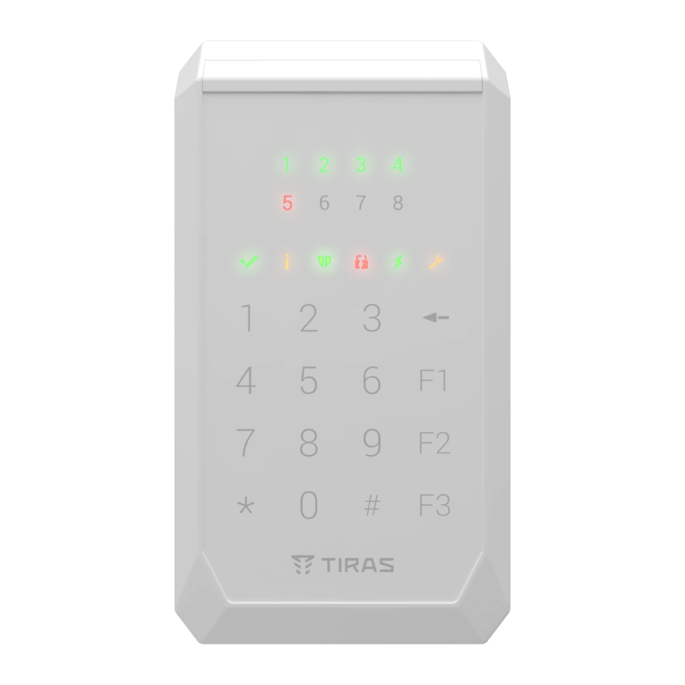 Клавіатура TIRAS K-PAD8 White (99-00010044) - фото 2