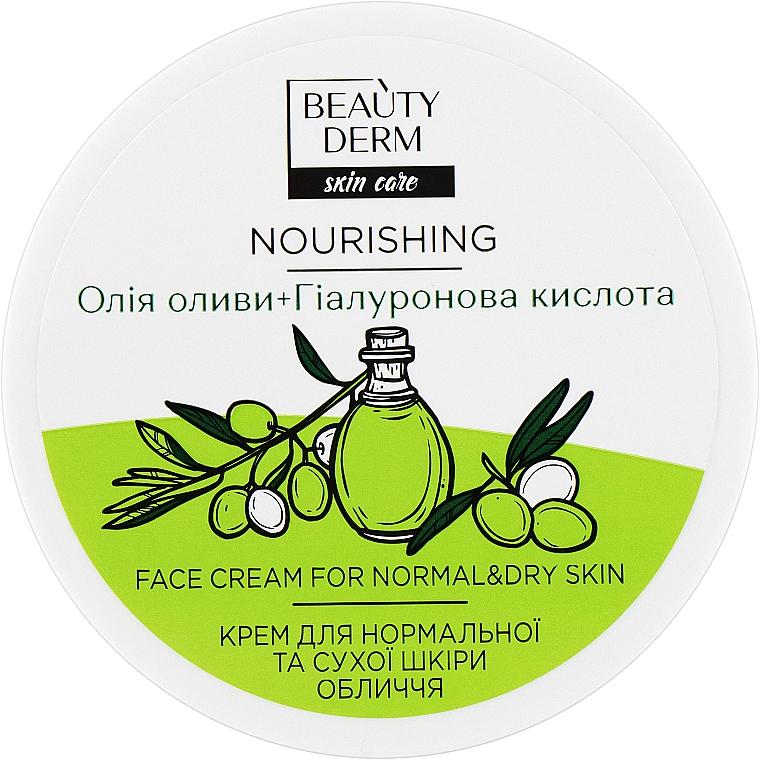 Крем для обличчя Beautyderm Nourishing для нормальної та сухої шкіри 250 мл (14697) - фото 1