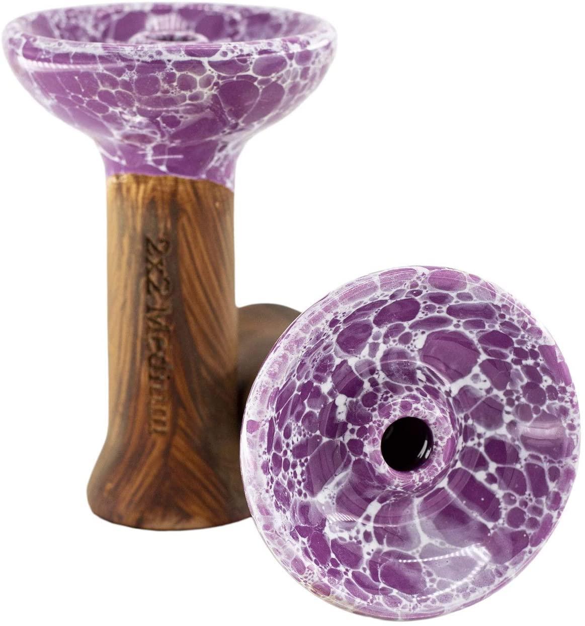 Чаша для кальяна 2x2 Hookah Medium Фиолетовая