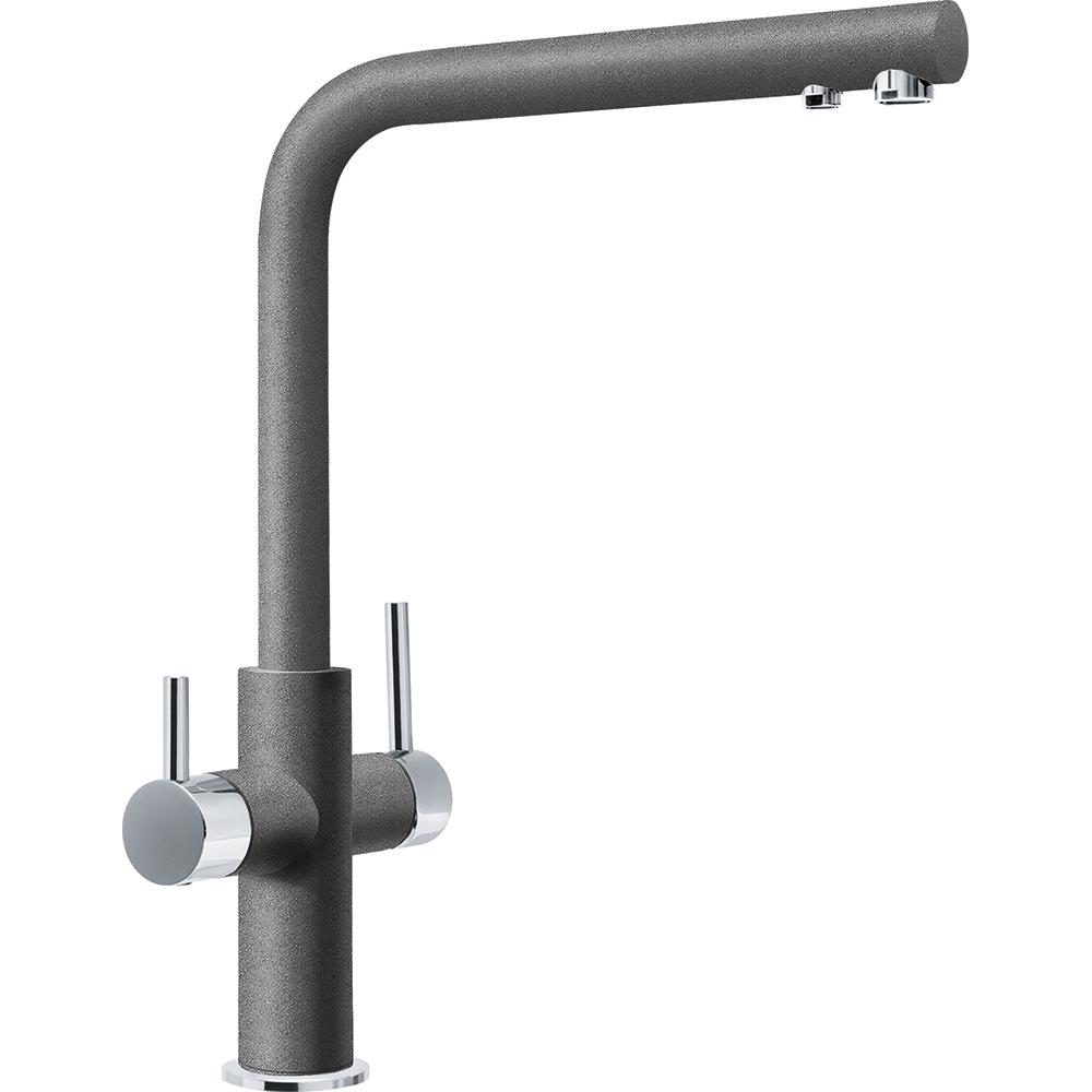 Кухонный смеситель Franke NEPTUNE CLEAR WATER с подключением к фильтру воды Серый камень (115.0627.653)