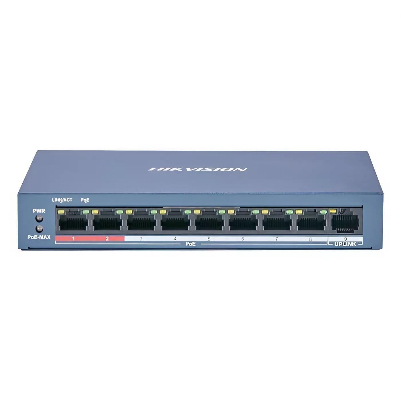 Коммутатор неуправляемый Hikvision DS-3E0109P-E/C (99-00004418)