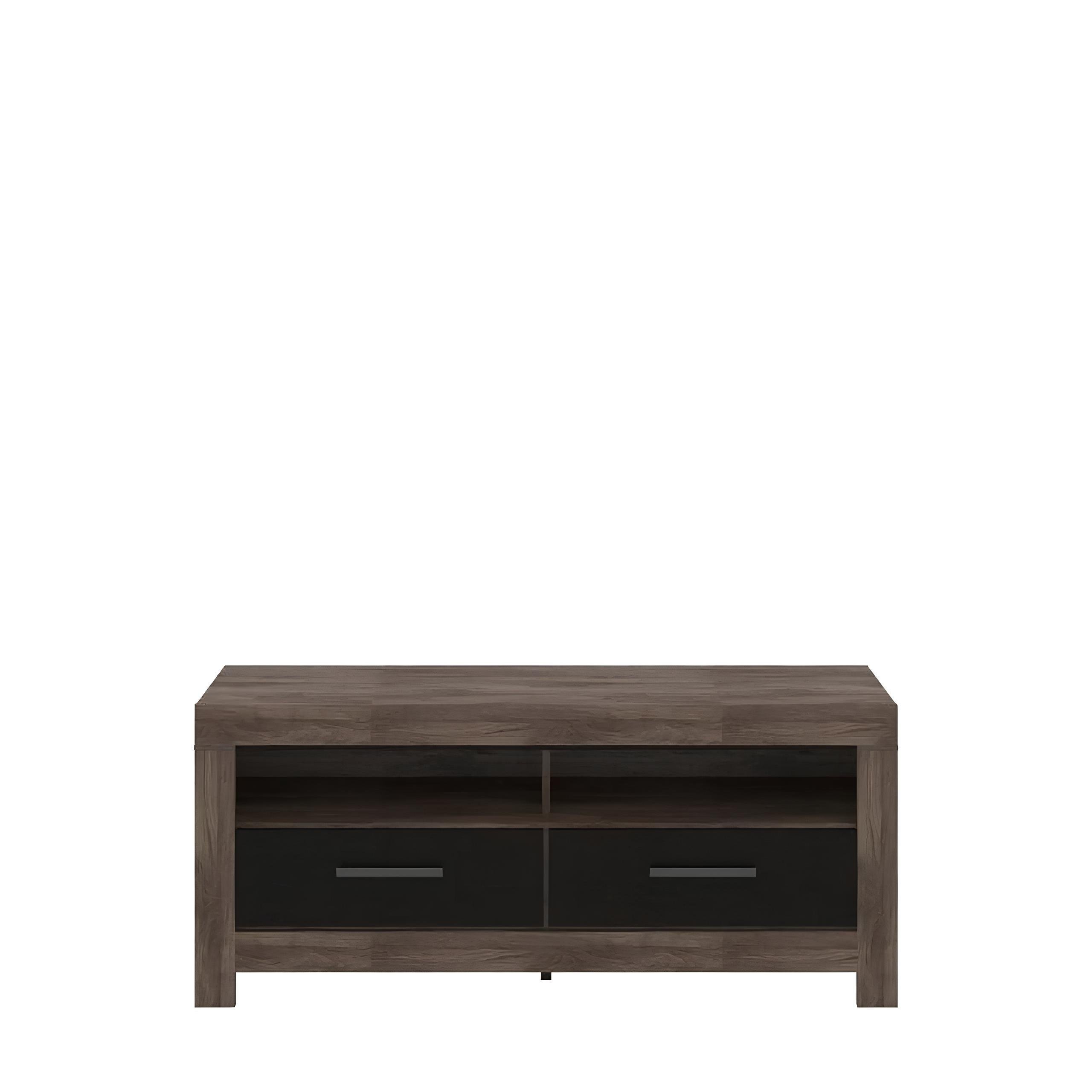 Тумба под телевизор Гербор Белен RTV2S Дуб ансберг/Дуб болотный коричневый (GRB-1313)