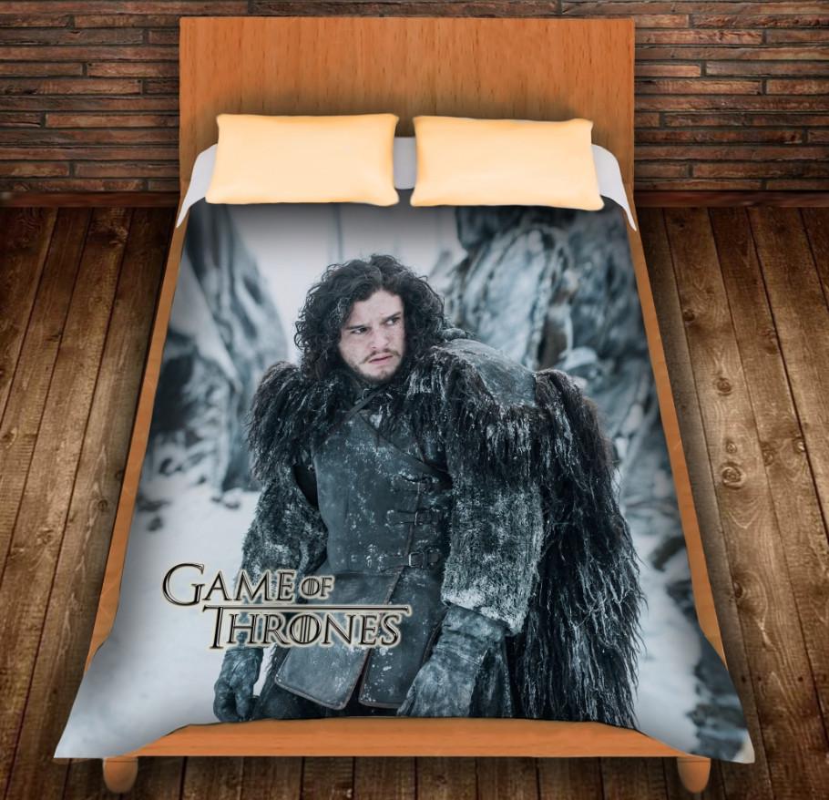 Плед с 3D принтом Game of Thrones Jon Snow 150х200 см (epi_0067)