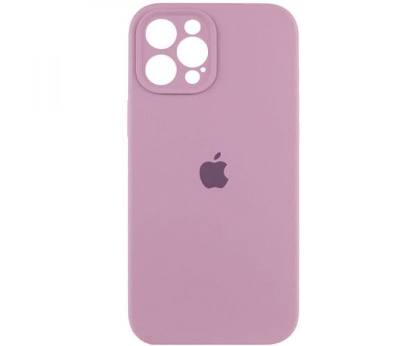 Чехол накладка Silicone Case Full Camera with Frame для Apple iPhone 14 Pro Max 83.Lilac Purple