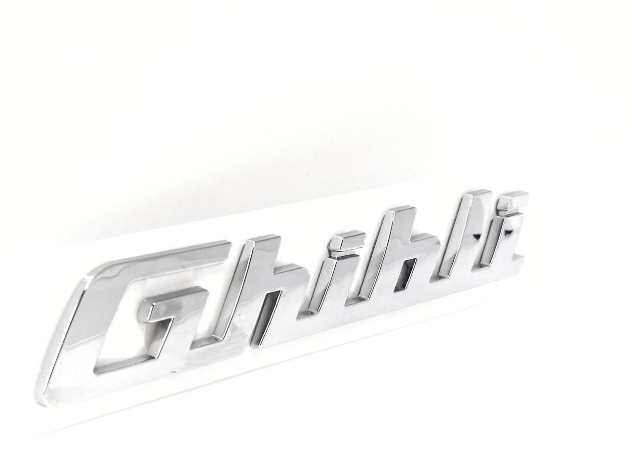 Эмблема-надпись Ghibli Maserati 670008101 Хром (2334180266)