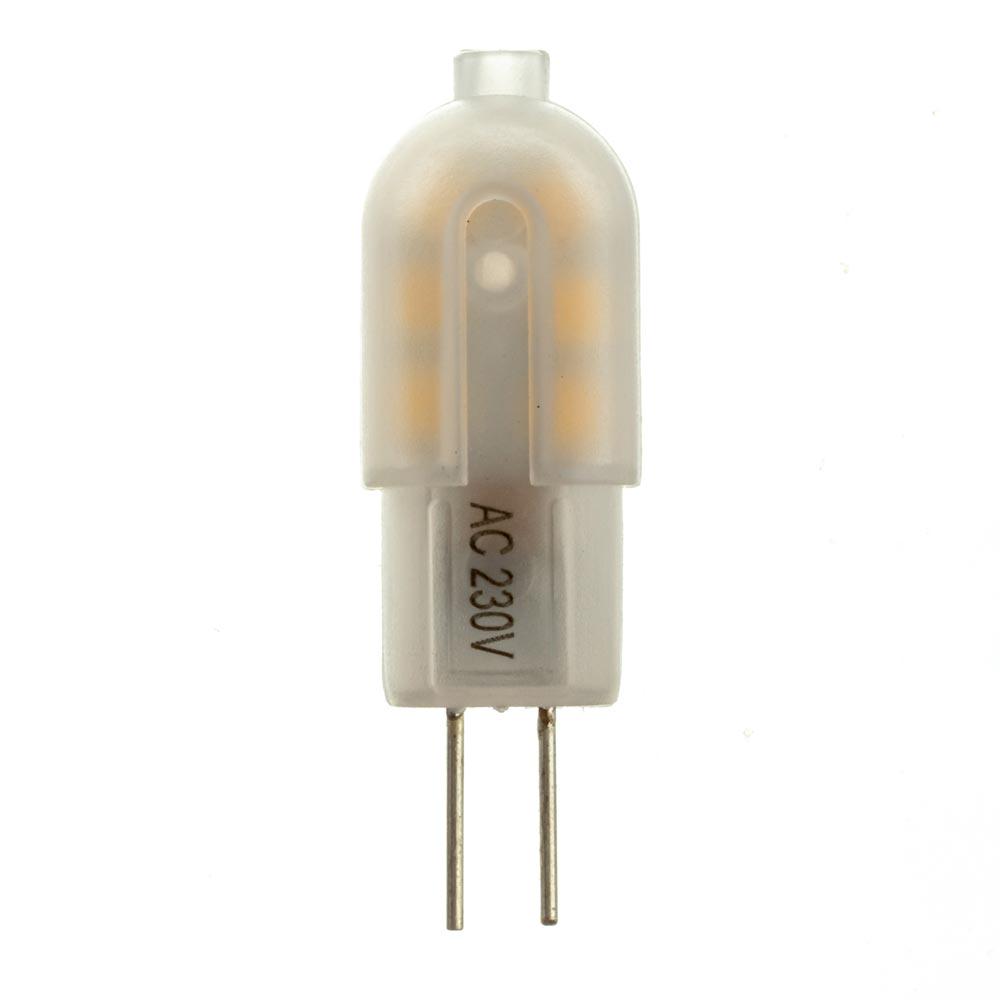 Лампа LED SIVIO G4 нейтральна пластик 220 V 2 W 4500К Білий (cob2835) Лампа LED SIVIO G4 нейтральна пластик 220 V 2 W 4500К Білий (cob2835)