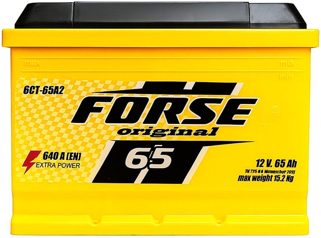 Аккумулятор автомобильный Forse 65 Ah/640A L+ (906100) - фото 2 Аккумулятор автомобильный Forse 65 Ah/640A L+ (906100) - фото 2