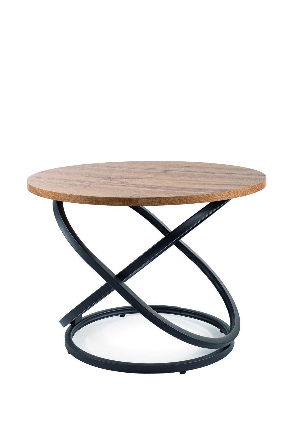 Журнальный столик Signal EOS D 60 см Дуб артизан/Черный (EOSDDAC) - фото 2 Журнальный столик Signal EOS D 60 см Дуб артизан/Черный (EOSDDAC) - фото 2