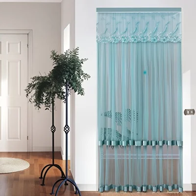 Штора межкомнатная 100x200 см Зеленый (Q00602) - фото 5