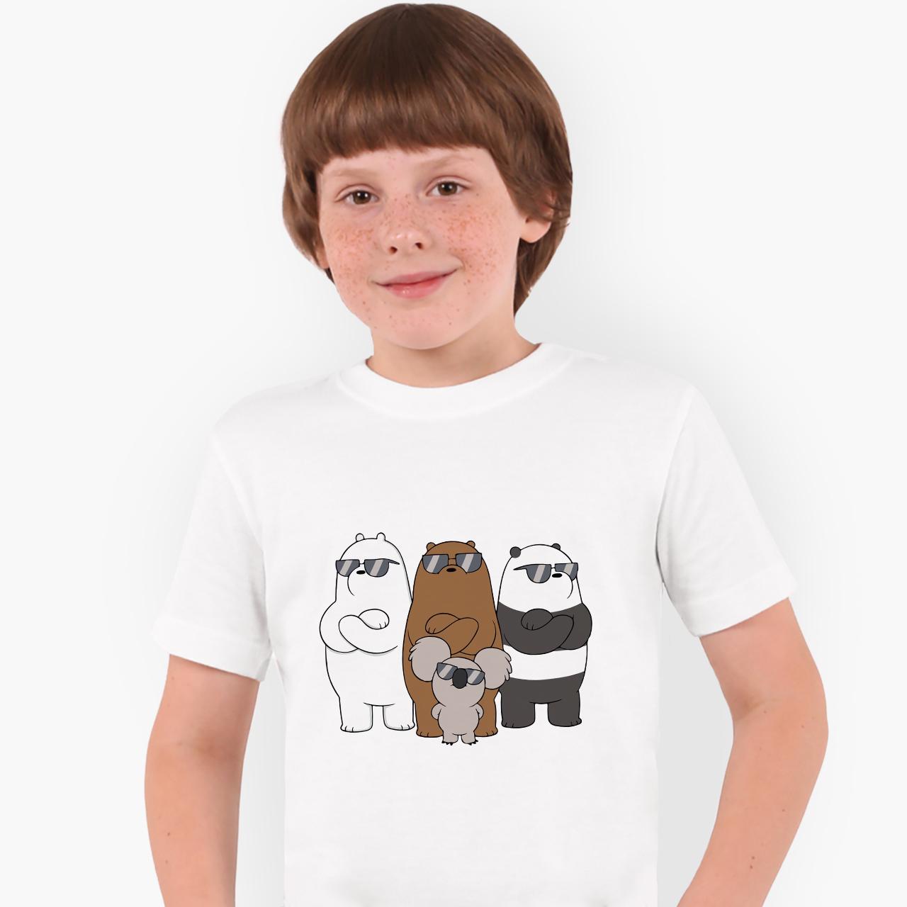 Футболка дитяча We Bare Bears Білий (9224-2892-6) - фото 2