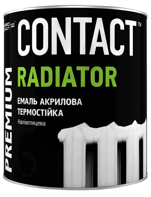 Эмаль акриловая CONTACT для радиаторов 2,5 л (dc773)