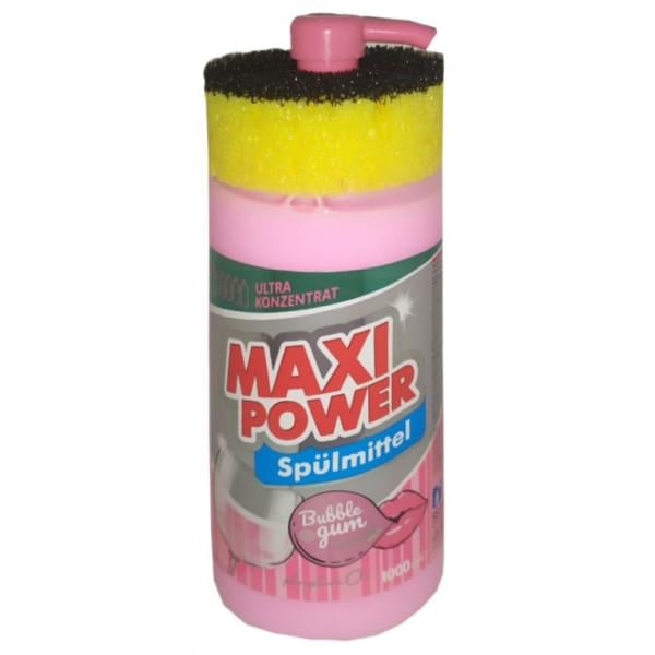 Средство для мытья посуды Maxi Power Bubble Gum 1 л