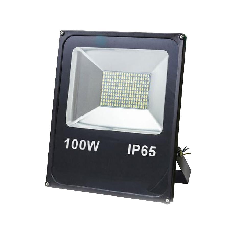 Прожектор светодиодный с углом наклона алюминиевый Черный 100W IP65 (UK22)