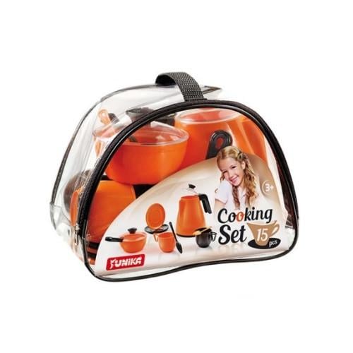 Набор игрушечной посуды UNIKA Cooking Set 15 пр. Оранжевый (71467)