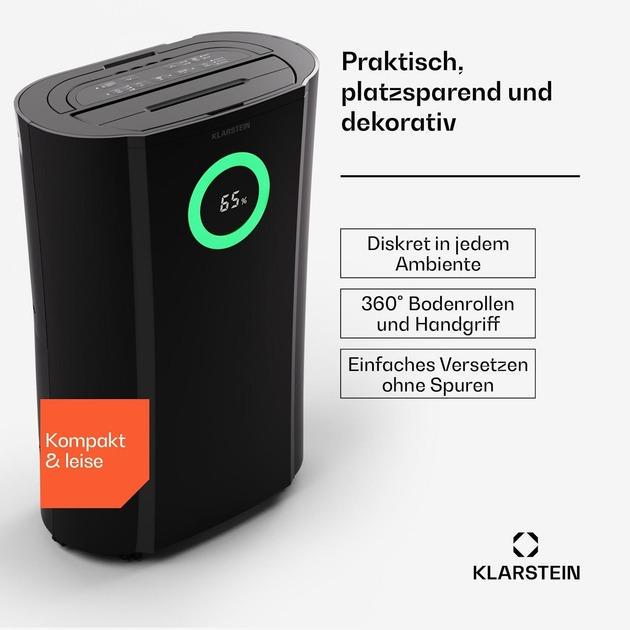 Осушувач повітря KLARSTEIN DryFy Pro Connect 20 л (10045550) - фото 3 Осушувач повітря KLARSTEIN DryFy Pro Connect 20 л (10045550) - фото 3