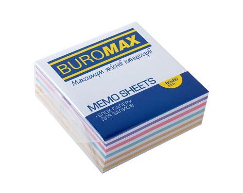 Папір для нотаток Buromax проклеєний 80х80 мм 400 аркушів Зебра (BM.2252) Папір для нотаток Buromax проклеєний 80х80 мм 400 аркушів Зебра (BM.2252)