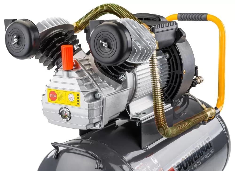 Компресор Powermat PM-KO-50T-V2 поршневий масляний двоциліндровий V-подібний 50 л - фото 6 Компресор Powermat PM-KO-50T-V2 поршневий масляний двоциліндровий V-подібний 50 л - фото 6