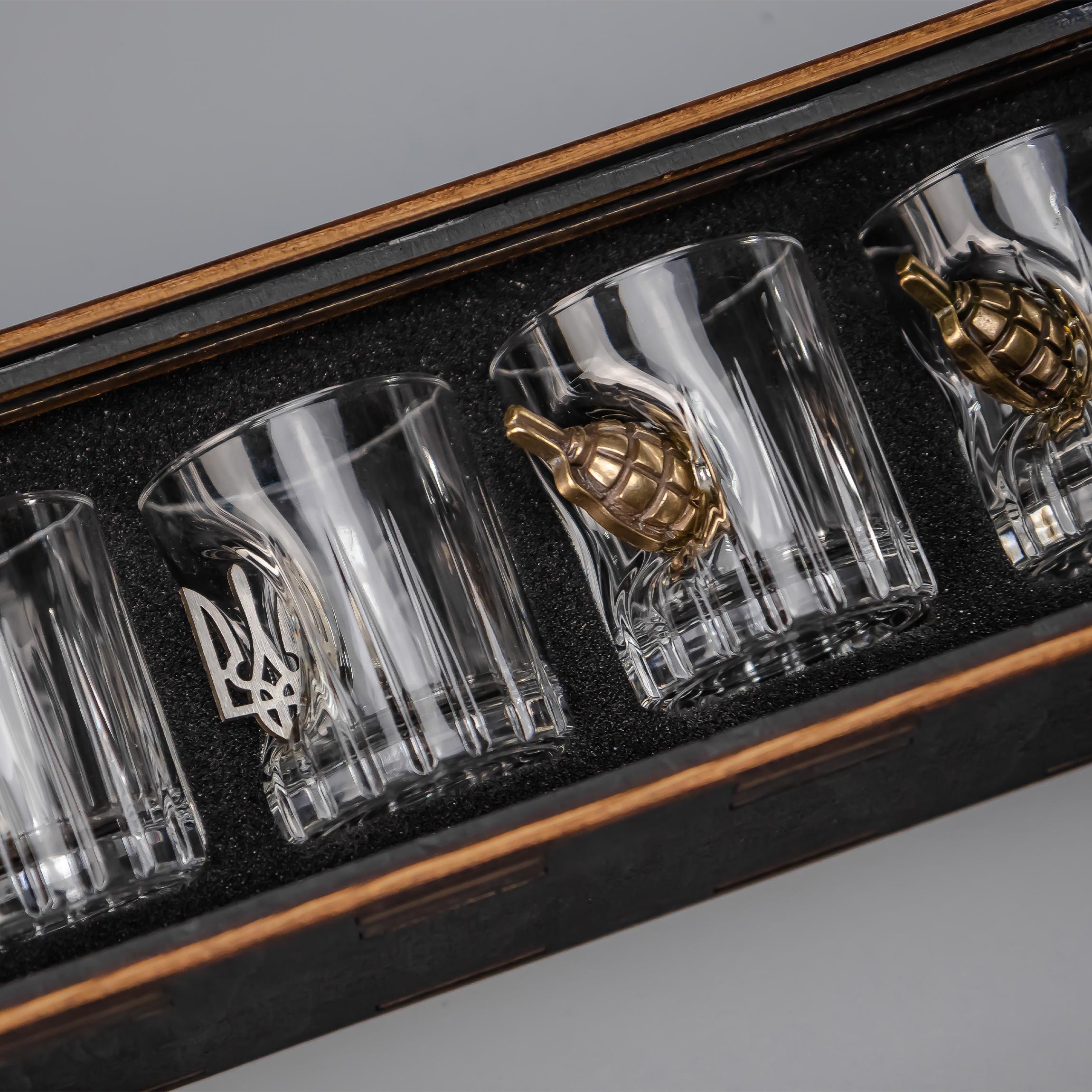 Набор полуграненых рюмок МИХ с упаковкой (24846794) - фото 2 Набор полуграненых рюмок МИХ с упаковкой (24846794) - фото 2