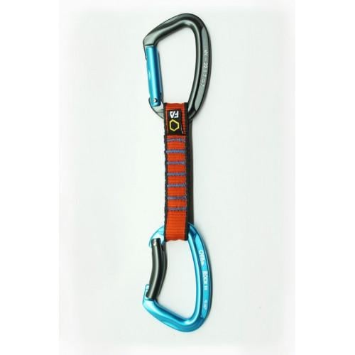 Оттяжка с карабином Rock Express PAD 19 мм 12 см набор из 5 шт. Red (587124)
