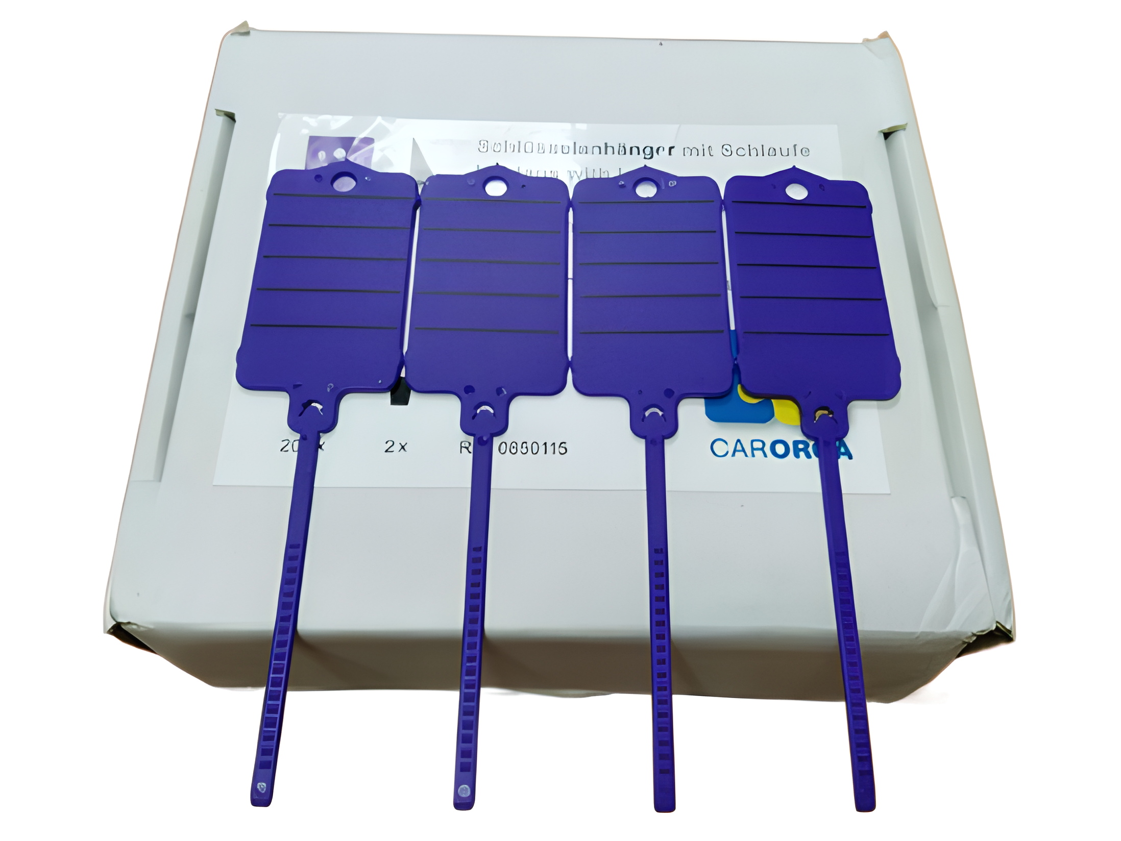 Бирки для ключей Serwo loop с длинным ушком Синий