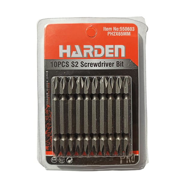 Набір викруткових біт Harden Tools двосторонніх PH2X65 mm (550603)