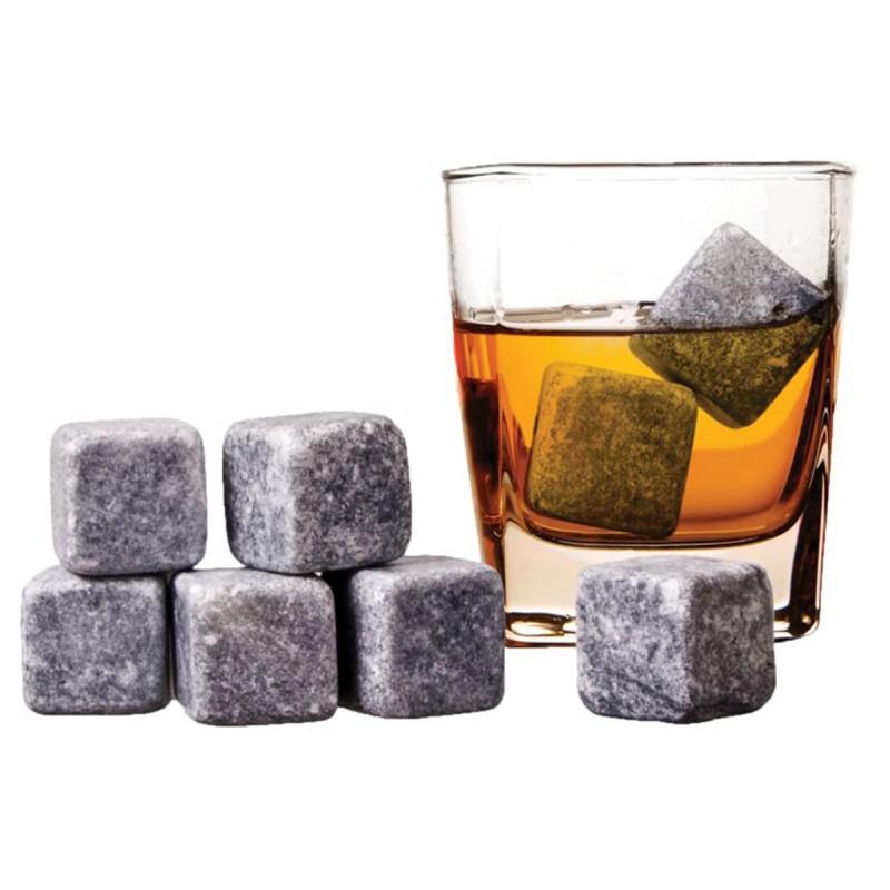 Камені Aura Whiskey Stones для віскі охолодні 9 шт. 2х2 см Сірий (0b1c2845) - фото 6